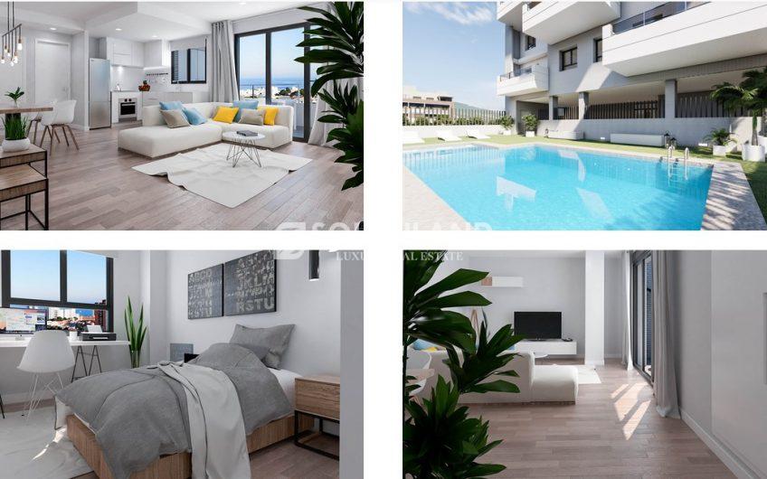 BRISA DE LEVANTE Obra Nueva en El Campello Alicante Costa Blanca 2 y 3 dorm desde 330.000 €