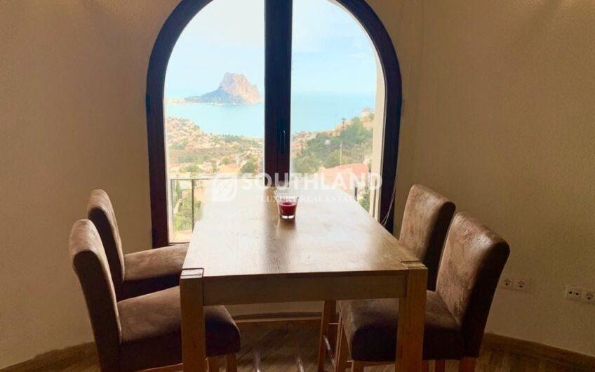 Villa Estilo Mediterraneo con Vista al Mar en Calpe Alicante Costa Blanca 260 m2 4 dormitorios