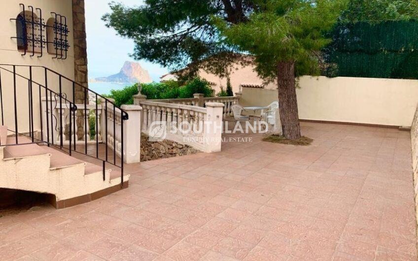 Villa Estilo Mediterraneo con Vista al Mar en Calpe Alicante Costa Blanca 260 m2 4 dormitorios