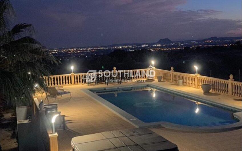 Magnifica Villa Finca en Busot El Campello Alicante Costa Blanca de 615 m2 sobre parcela de 10.800 m2 con espectaculares vistas