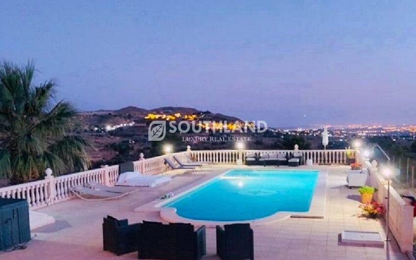 Magnifica Villa Finca en Busot El Campello Alicante Costa Blanca de 615 m2 sobre parcela de 10.800 m2 con espectaculares vistas